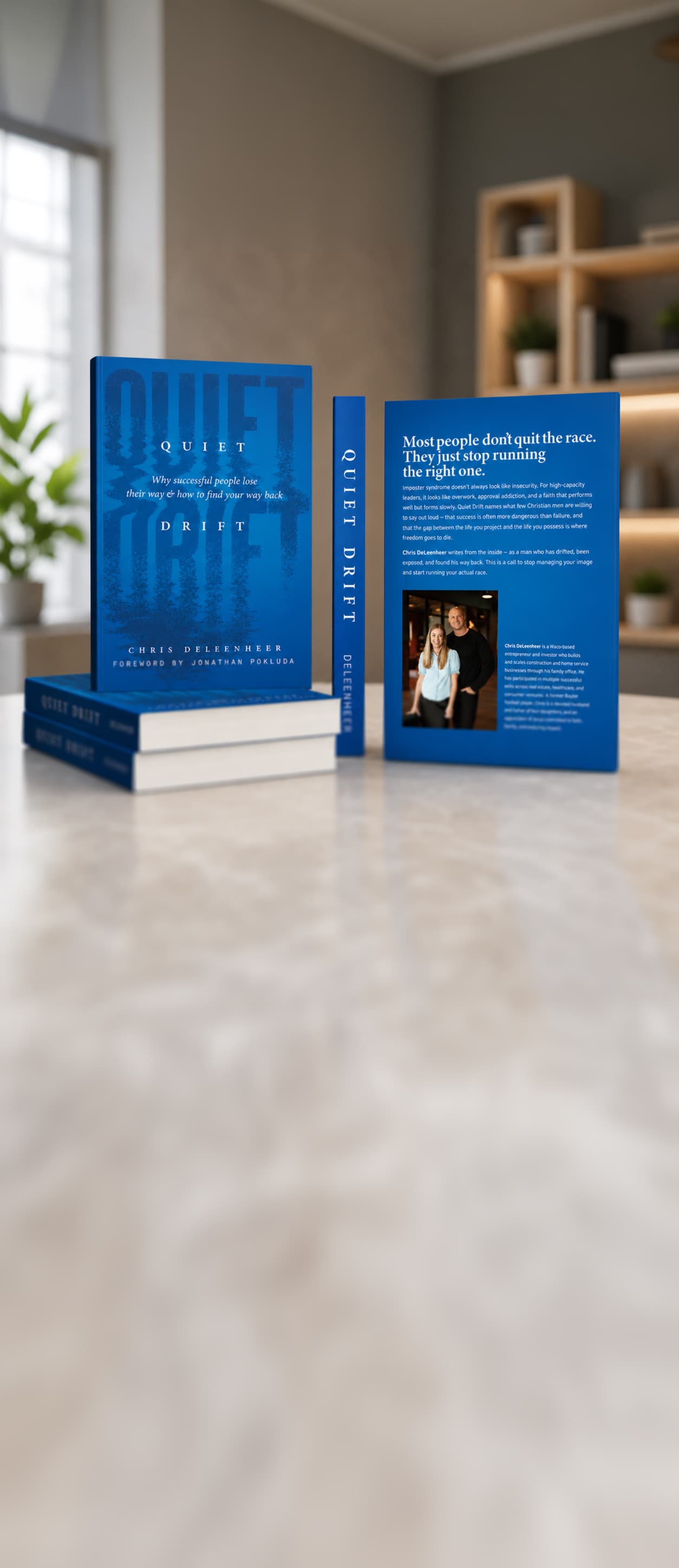 Quiet Drift by Chris DeLeenheer — front cover, spine, and back cover
